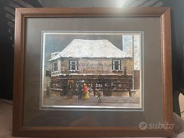 Quadro The Old Curiosity shop su lastra metallica