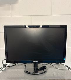 Monitor  Philips 21.5 pollici + adattatore HDMI