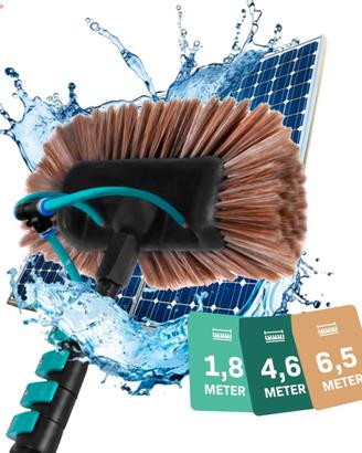 VONROC Kit pulizia pannelli fotovoltaici, 6,50m, S