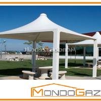 Gazebo WIND MAXI 10x10 tendone fisso certificato