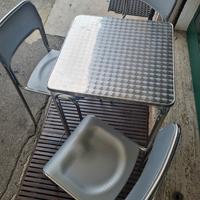 6 tavoli 20 sedie bar esterno