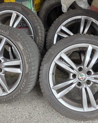 CERCHI 17 + GOMME PIRELLI ALFA ROMEO GIULIETTA