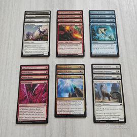 Mazzo carte Magic Bianco Rosso CICLO Cycling mtg