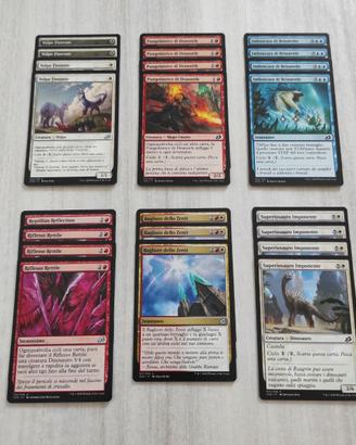 Mazzo carte Magic Bianco Rosso CICLO Cycling mtg