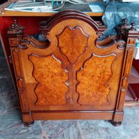 letto in noce completo