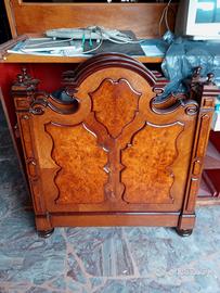 letto in noce completo