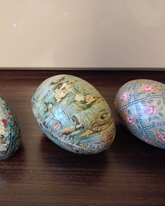 scatole uova decorative per Pasqua