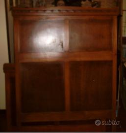 Letto una piazza e mezza usato + eventuale comò