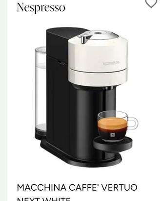 macchina caffè nespresso vertuo