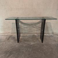 Consolle Design Postmoderno anni '80 - Marmo Nero