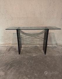 Consolle Design Postmoderno anni '80 - Marmo Nero