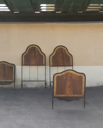 Letto antico in ferro battuto