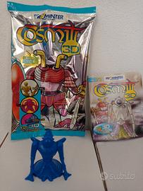 Action Figure Cosmiti 3d,con libricino e bustina 