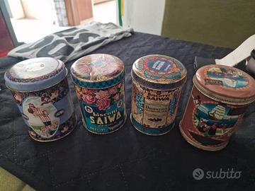 Barattoli biscotti Saiwa