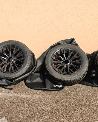 Gomme Invernali Kleber205/55/16+cerchi nero opaco