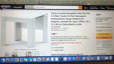 tavolo allungabile NUOVO