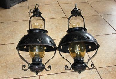 antiche lampade marinaresche