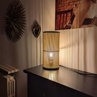 lampada da tavolo abatjour in stile Japandi 