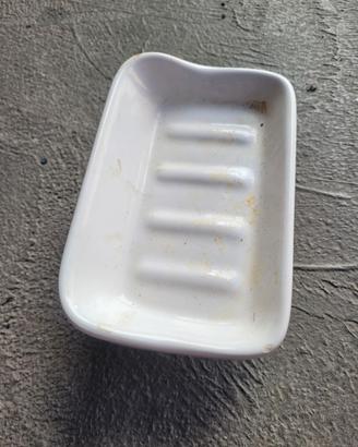 Portasapone ceramica bianco portasaponi
