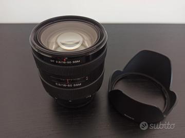 Sony obiettivo 16-50mm f2.8 + adattatore e-mount