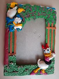 Cornice portafoto da tavolo con Paperino  Paperina