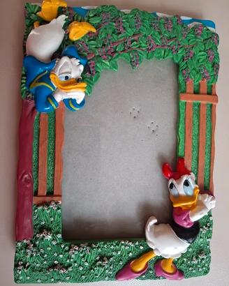 Cornice portafoto da tavolo con Paperino  Paperina