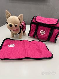 Cagnolino peluche Simba  con borsetta