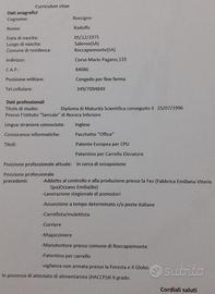 Autista patente B, carrellista, vigilanza nn armat