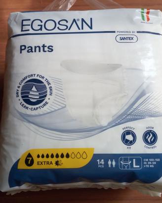 12 Confez.Pannolini x adulto  Egosan Pants Extra L
