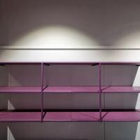 Mensola / Libreria in ferro e mdf viola