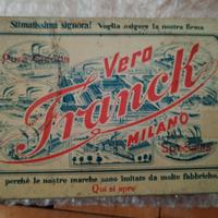 scatola antica di metallo Vero Franck