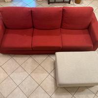 Divano tre posti con penisola poltroneesofà