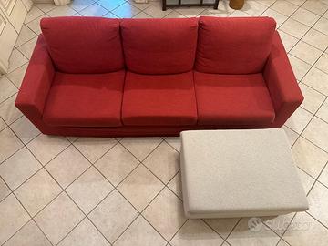 Divano tre posti con penisola poltroneesofà