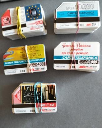 carte telefoniche in grande lotto 