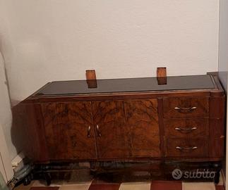 Cassettiera anni 50 in radica
