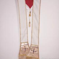 stola bianca sacerdote