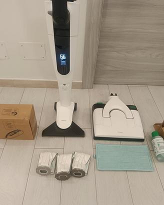 folletto senza fili vk7s con pulilava  lavapavimen