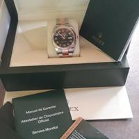 ROLEX DATEJUST 36 ORO ROSA ACC ANNO 2011  116201