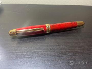 Penna stilografica Iridium Point rossa-oro