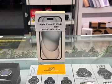 Apple iPhone 15 512GB - NUOVO SIGILLATO