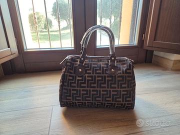 Borsa bauletto fantasia geometrica nuova