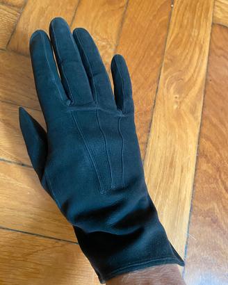 Guanti vintage pelle scamosviata marroni