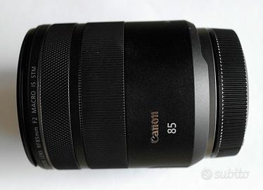 Canon RF 85mm, RF 15-30mm, EOS RP