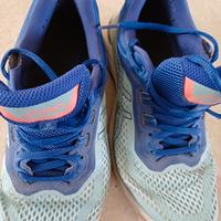 Scarpe Asics celeste blue no. 40 ben tenute