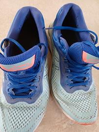 Scarpe Asics celeste blue no. 40 ben tenute
