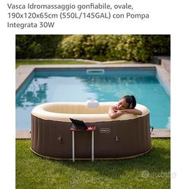 EASE.ZONE Vasca Idromassaggio Gonfiabile Riscaldat