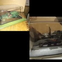 lotto 2 modellini jeep willys 1/43