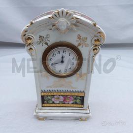 OROLOGIO DA TAVOLO CERAMICA GINORI MECCANISMO