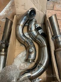 Scarichi sportivi artigianali per bmw 335i