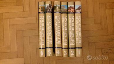 GRANDI AVVENTURA ARCHEOLOGIA - 6 VOLUMI - CURCIO